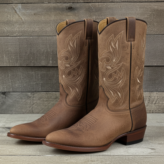 1802 - RockinLeather Men's Mad Dog Cowhide Western Boot With Pointed Toe