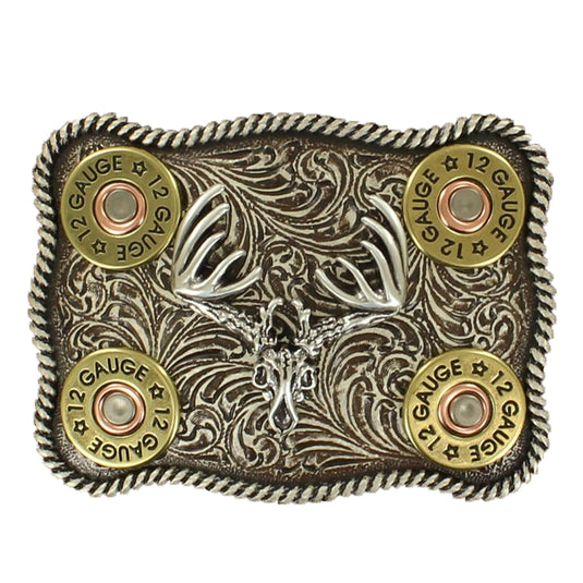 37526 - Nocona Skull Shotgun Shell Buckle