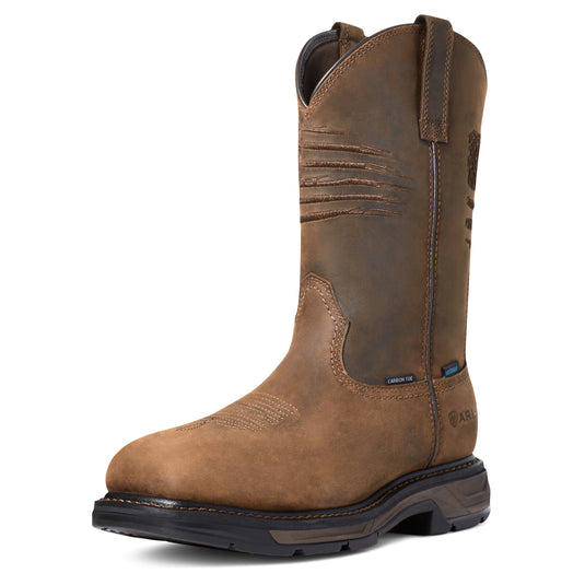 10036002 - Ariat WorkHog XT Patriot Waterproof Carbon Toe Work Boot
