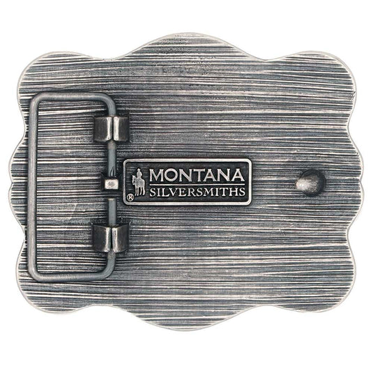 A976P - Montana Silversmiths Soaring High American Eagle Attitude Buckle