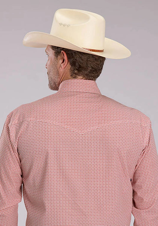 03-001-0225-4040 RT - Roper Men's Long Sleeve Snap Saltillo Foulard Western Shirt