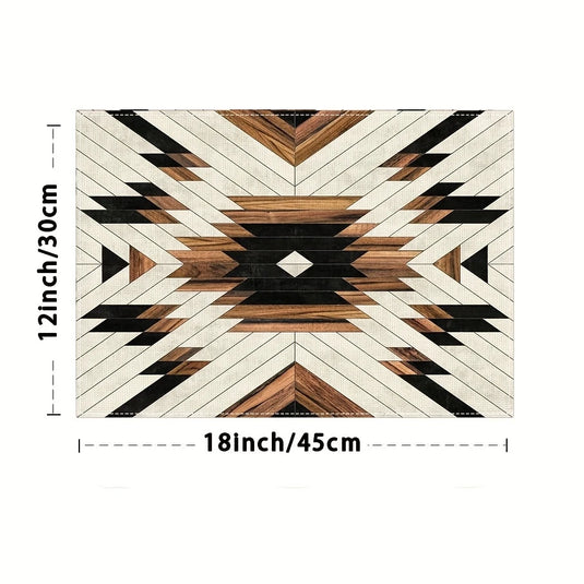 TMPLMT10 - Set of 4 Aztec Print Placemats