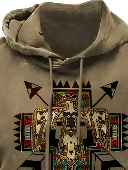 TMSWST1 - Roam Free Aztec Design Hoodie