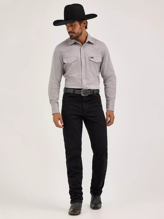 936WBK - Men's Wrangler® Cowboy Cut® Shadow Black Slim Fit Jean