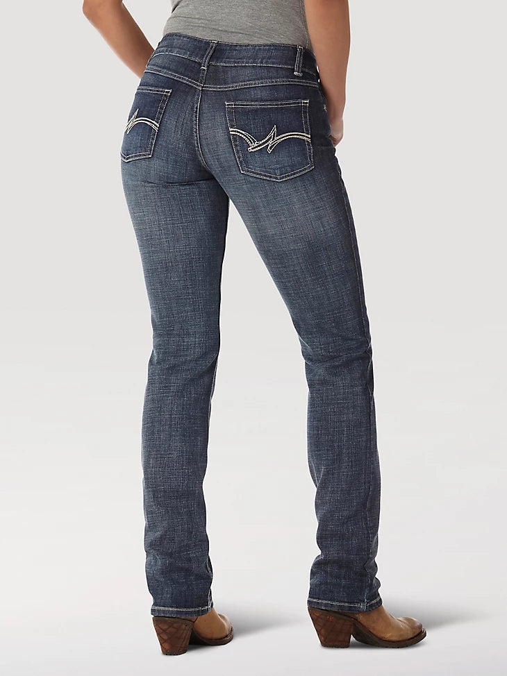 Load image into Gallery viewer, 09MWTMS - Wrangler Women&#39;s Straight Leg Jean in MS Wash
