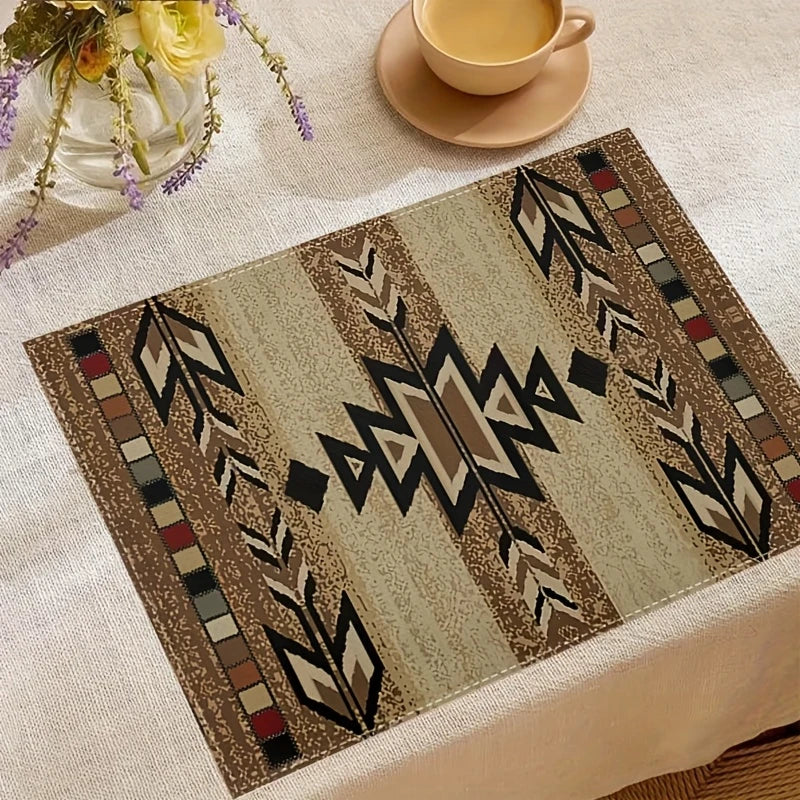 Load image into Gallery viewer, TMPLMT9 - Set of 4 - Southwestern Print Placemats
