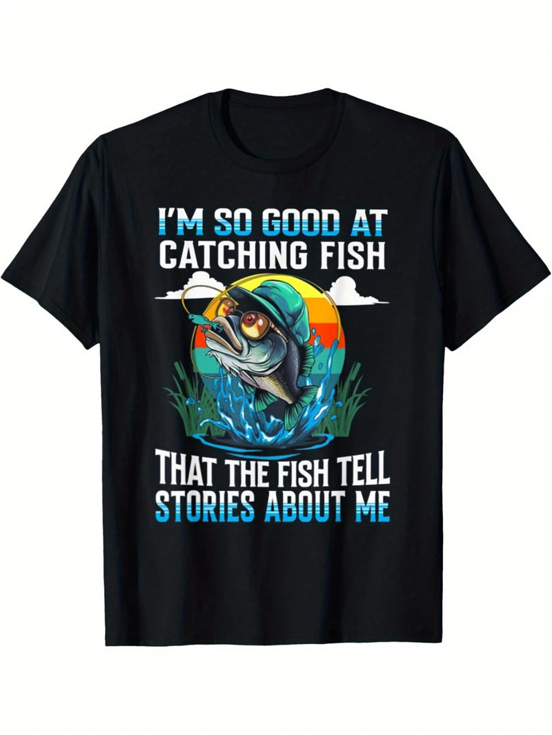 Load image into Gallery viewer, TMTSHT45 - So Good At Catching Fish T Shirt
