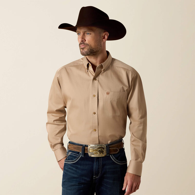 Load image into Gallery viewer, 10000505 - Ariat Men's Solid Twill Classic Fit Shirt
