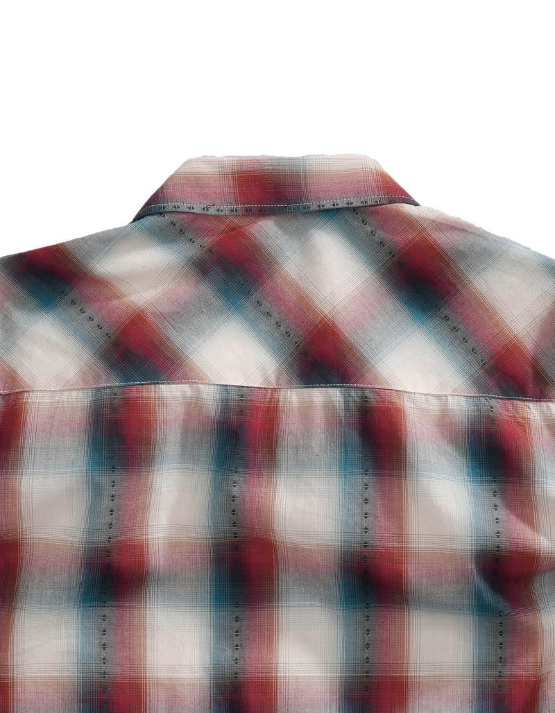 Load image into Gallery viewer, 10-001-0062-0719 BR - Tin Haul Men's Long Sleeve Snap Ombre Dobby Western Shirt
