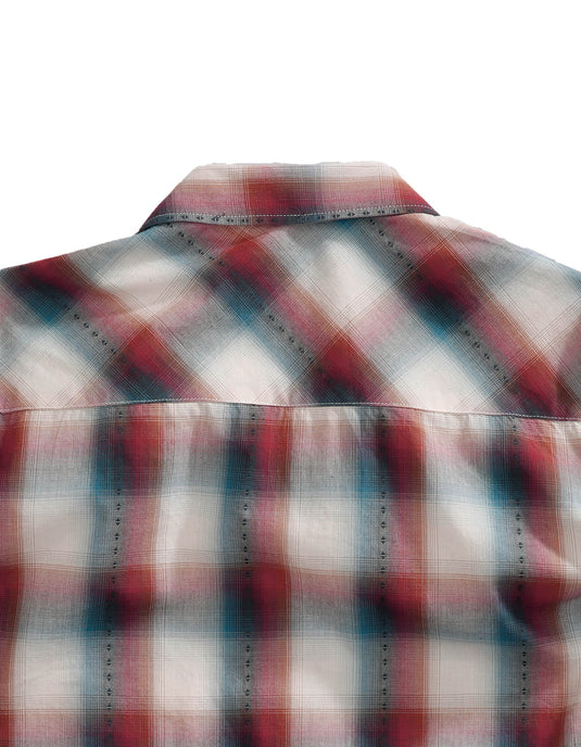 10-001-0062-0719 BR - Tin Haul Men's Long Sleeve Snap Ombre Dobby Western Shirt