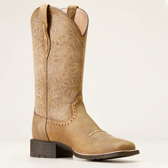 10019906 - Ariat Round Up Remuda Wide Square Toe Western Boot