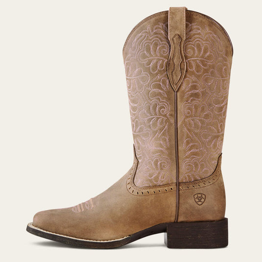 10019906 - Ariat Round Up Remuda Wide Square Toe Western Boot