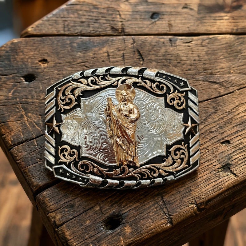 Load image into Gallery viewer, AWW24 - San Judas 3 Tone Buckle
