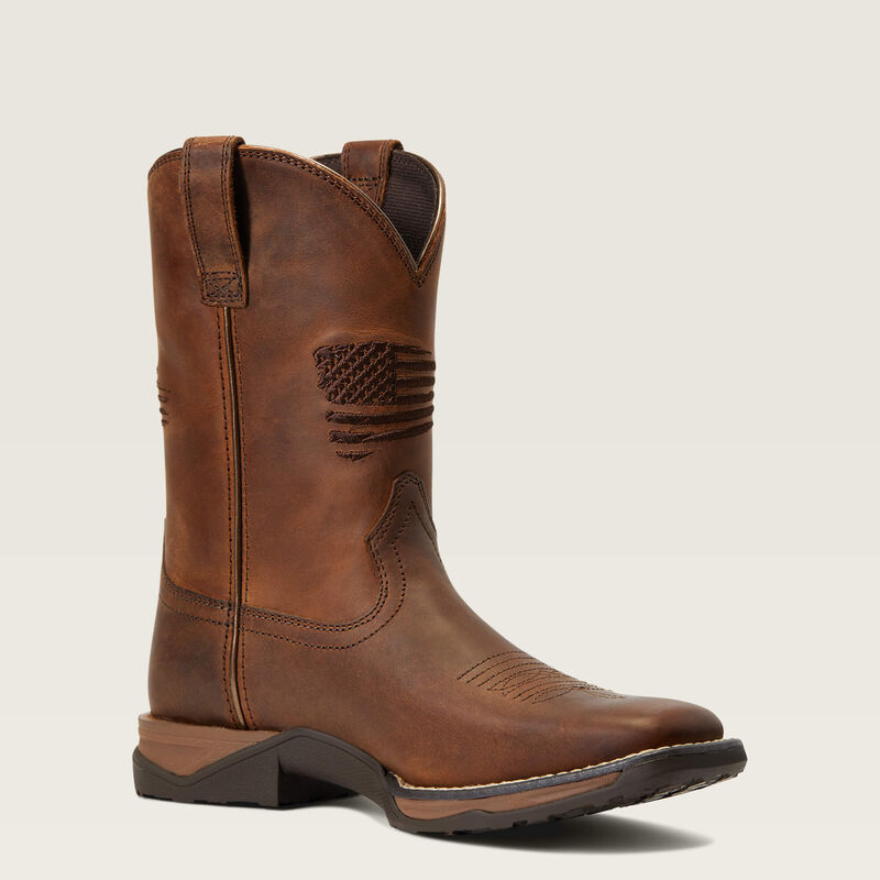 Load image into Gallery viewer, 10040366 - Ariat Children's Anthem Patriot Western Boot
