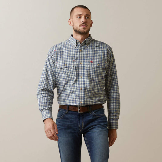 10043545 - Ariat FR Plaid Featherlight Work Shirt