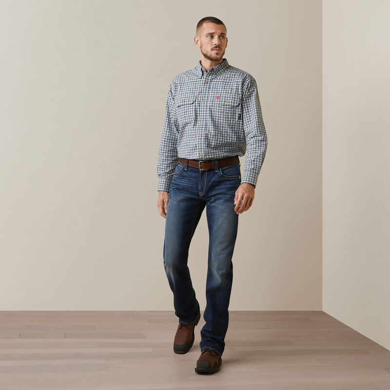 Load image into Gallery viewer, 10043545 - Ariat FR Plaid Featherlight Work Shirt

