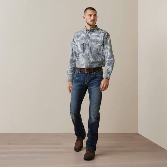 10043545 - Ariat FR Plaid Featherlight Work Shirt