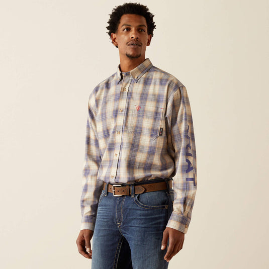 10054460 - Ariat FR Crenshaw Logo Work Shirt