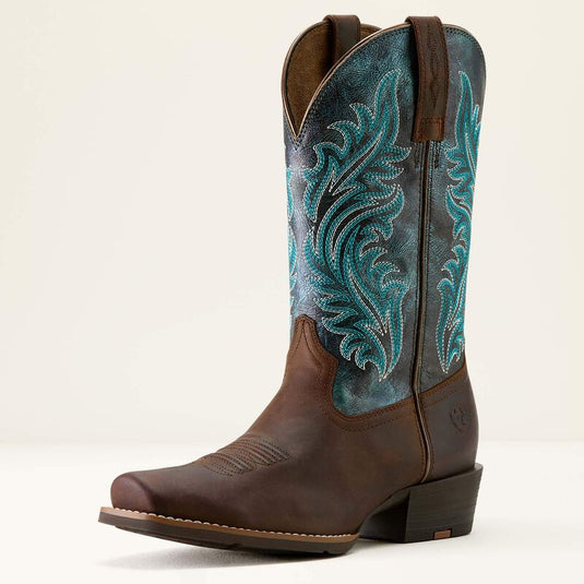 10064077 - Ariat Round Up Narrow Cutter Toe Western Boot