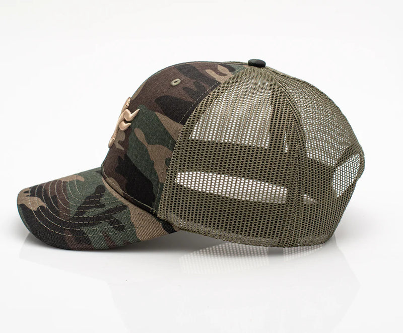 Load image into Gallery viewer, TH101-1007 - CAMO - Rodeo Clothing Men’s Cotton Twill Mesh Western Cap
