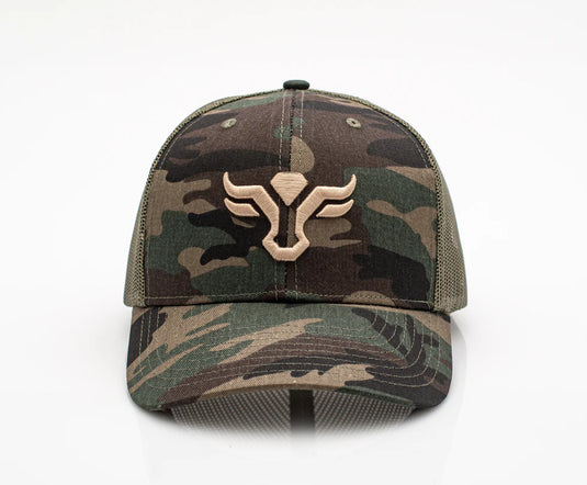 TH101-1007 - CAMO - Rodeo Clothing Men’s Cotton Twill Mesh Western Cap