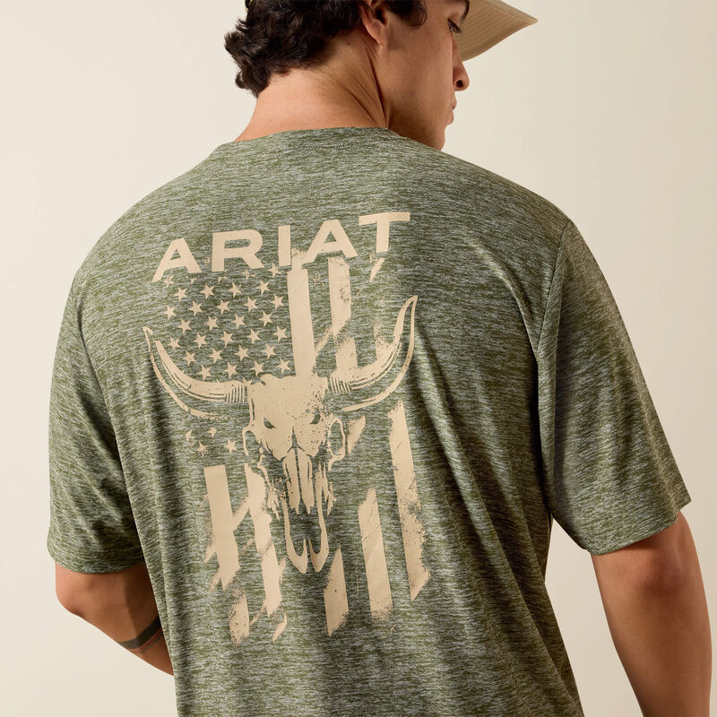 Load image into Gallery viewer, 10073442 - Ariat Longskull Freedom T-Shirt
