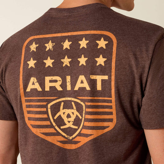 10073963 - Ariat Stripe Patriotic Badge T-Shirt