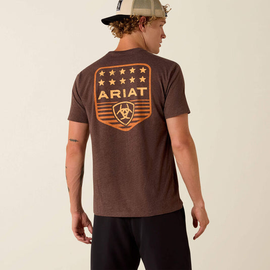 10073963 - Ariat Stripe Patriotic Badge T-Shirt