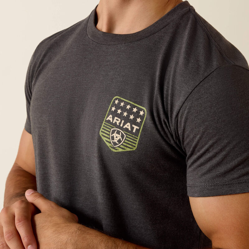 Load image into Gallery viewer, 10073964 - Ariat Stripe Patriotic Badge T-Shirt
