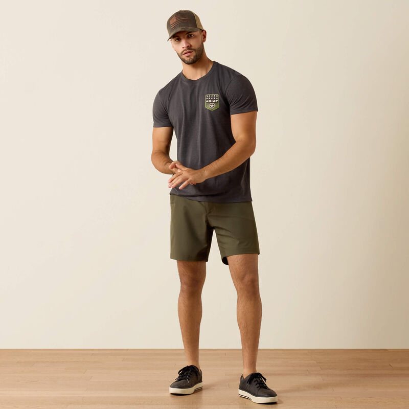 Load image into Gallery viewer, 10073964 - Ariat Stripe Patriotic Badge T-Shirt
