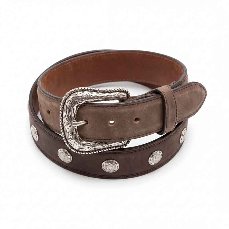 Load image into Gallery viewer, B10 - RockinLeather Men's Belt Cowhide Crazy Choco
