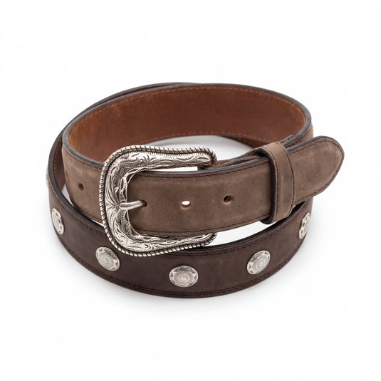 B10 - RockinLeather Men's Belt Cowhide Crazy Choco