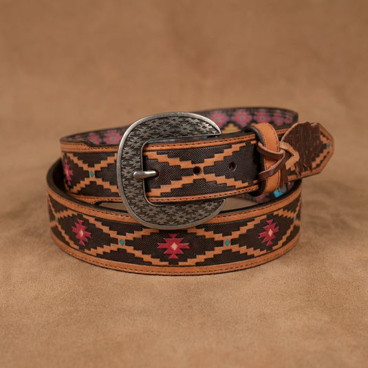 23112BE9 - Red Dirt Hat Company Men's Geometric Belt