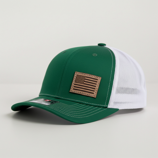 SA150 - Southern Addiction Light American Flag Kelly/White Cap