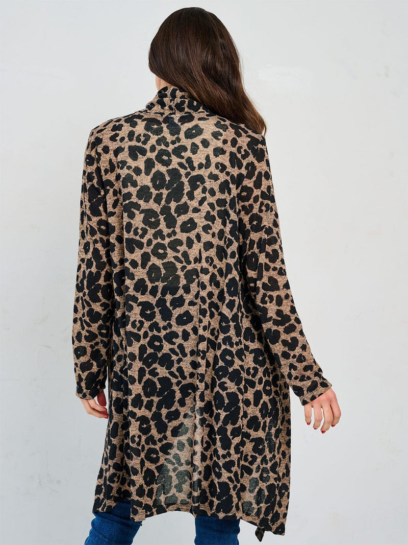 Load image into Gallery viewer, WFT 10 - Women&#39;s Leopard Print Cardigan
