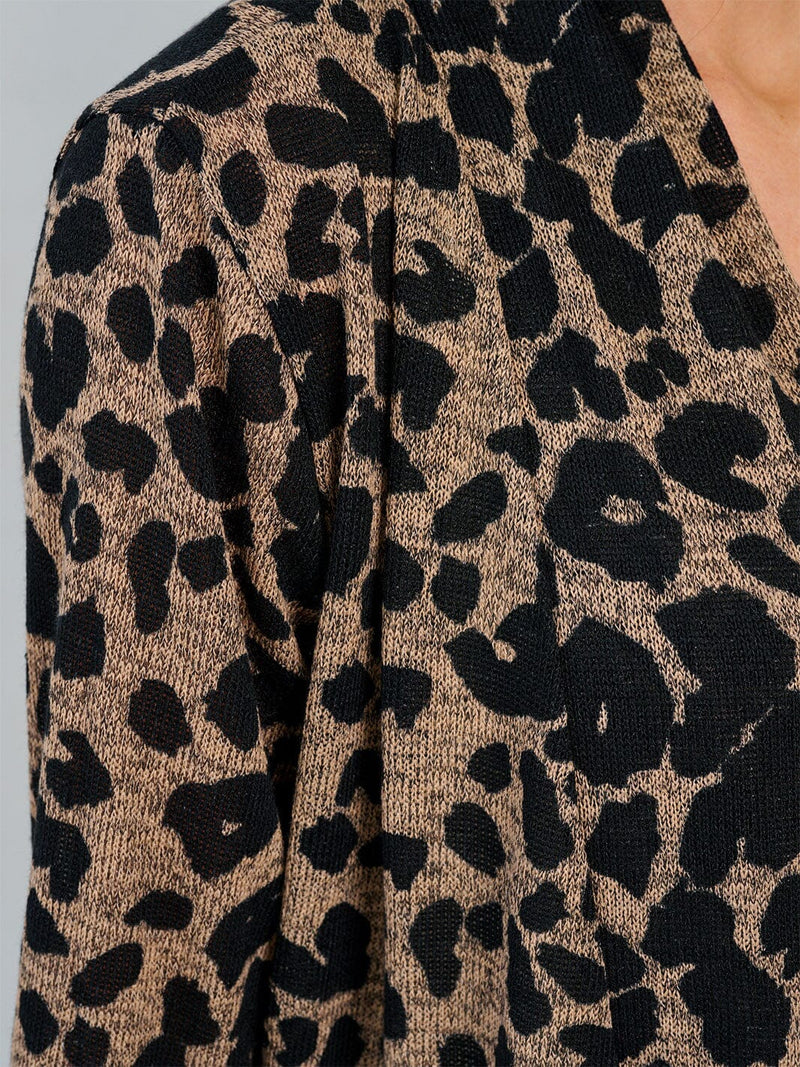Load image into Gallery viewer, WFT 10 - Women&#39;s Leopard Print Cardigan
