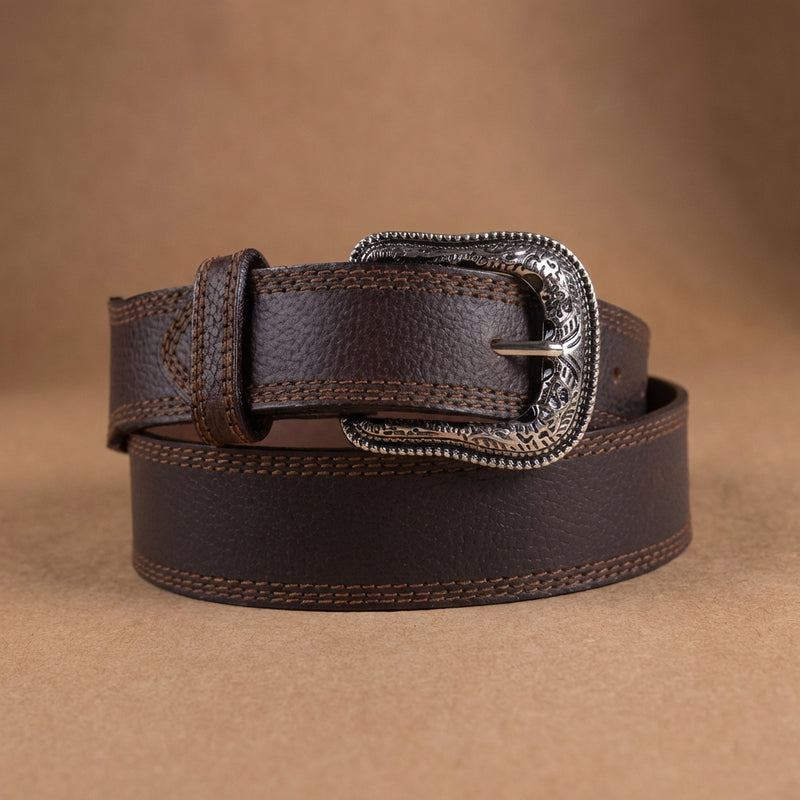 Load image into Gallery viewer, B1038 - RockinLeather Brown Oiled Cowhide Leather Belt
