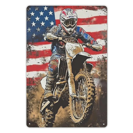 TMSG25 - Dirt Bike Metal Sign