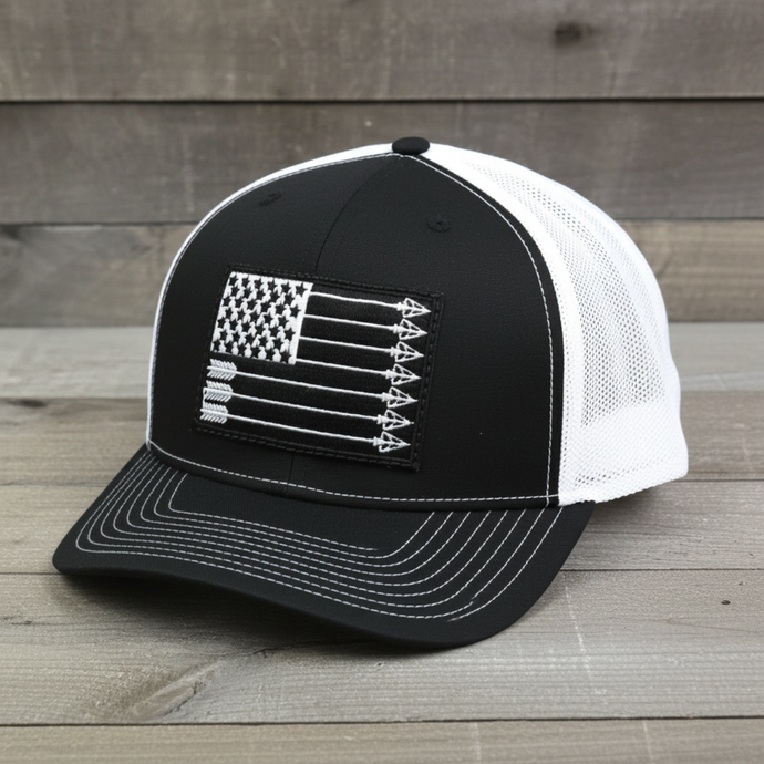 SA160 - Southern Addiction Arrows Flag Black/White Cap