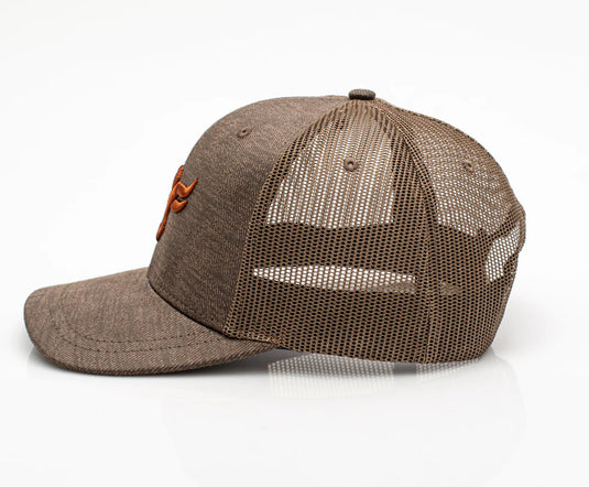 TH101-1101 - BROWN - Rodeo Clothing Men’s Cotton Twill Mesh Western Cap