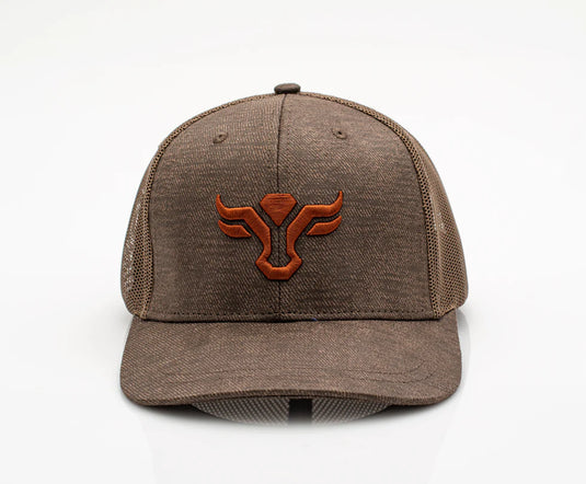 TH101-1101 - BROWN - Rodeo Clothing Men’s Cotton Twill Mesh Western Cap
