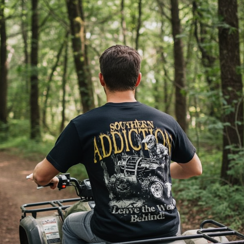 Load image into Gallery viewer, 6040 - Southern Addiction Leave Weak Behind T Shirt
