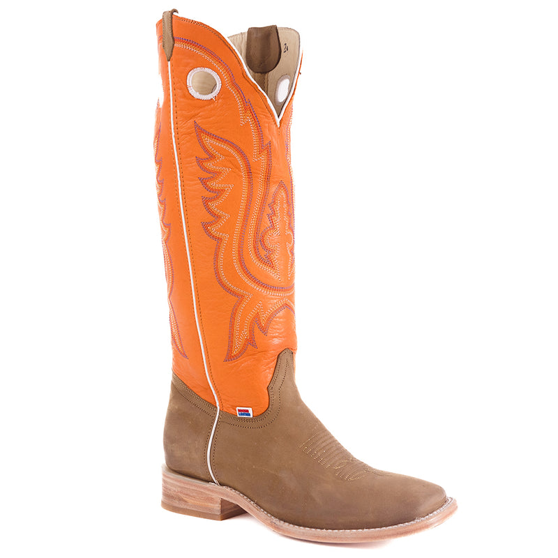 Load image into Gallery viewer, 1104 - RockinLeather Men&#39;s Buckaroo Orange Shaft Western Boot
