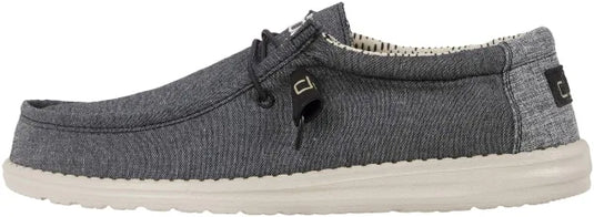 110064985 - Hey Dude Men's Wally Chambray Black