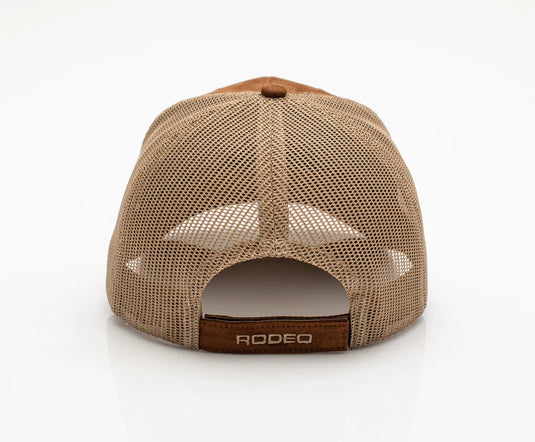 TH101-1109 - BROWN - Rodeo Clothing Men’s Cotton Twill Mesh Western Cap