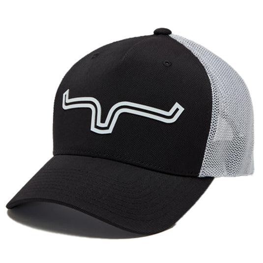 KM1 - Kimes Ranch 110 Double Trac Trucker Hat - Black