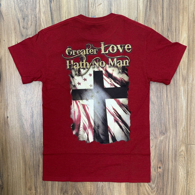 Load image into Gallery viewer, 6154 - Southern Addiction Greater Love Hath No Man T Shirt
