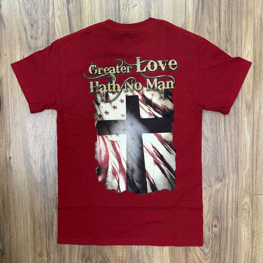 6154 - Southern Addiction Greater Love Hath No Man T Shirt