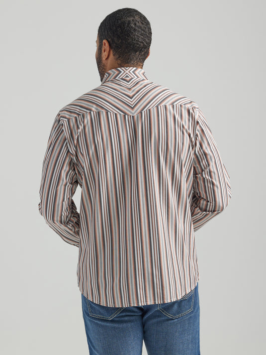 112324691 - Men's Wrangler Silver Edition® Long Sleeve Shirt - Copper