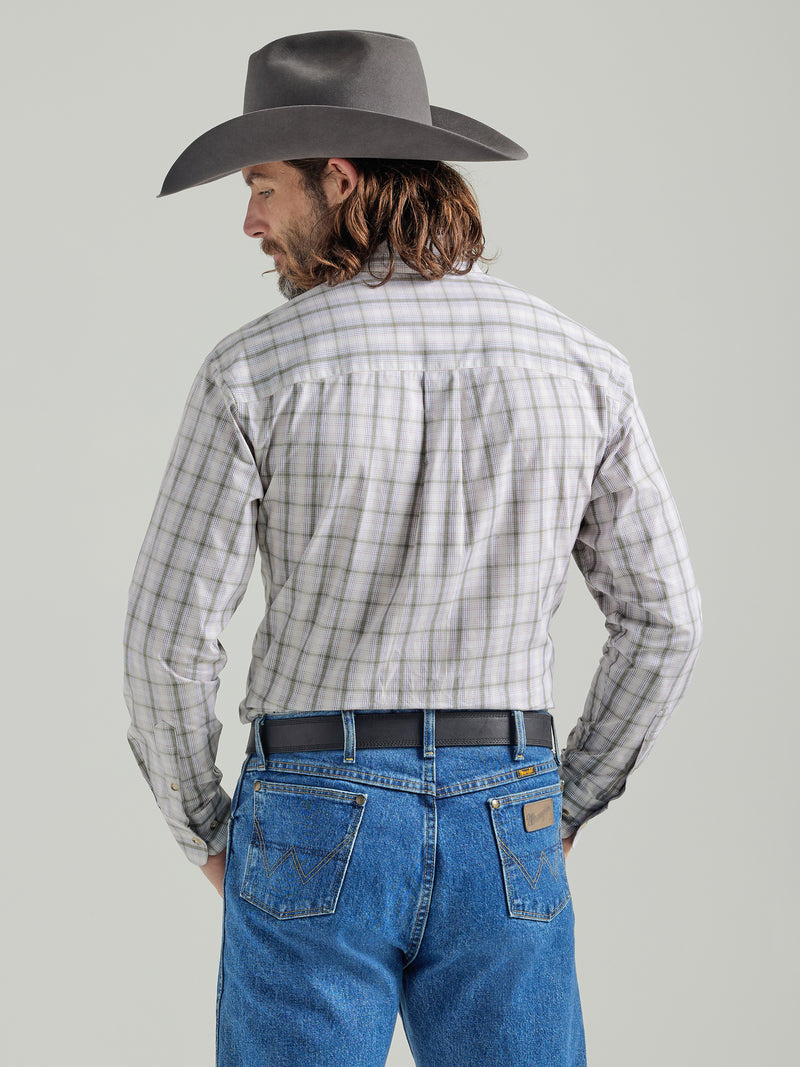 Load image into Gallery viewer, 112324876 - Men&#39;s Wrangler George Strait Long Sleeve Shirt - White
